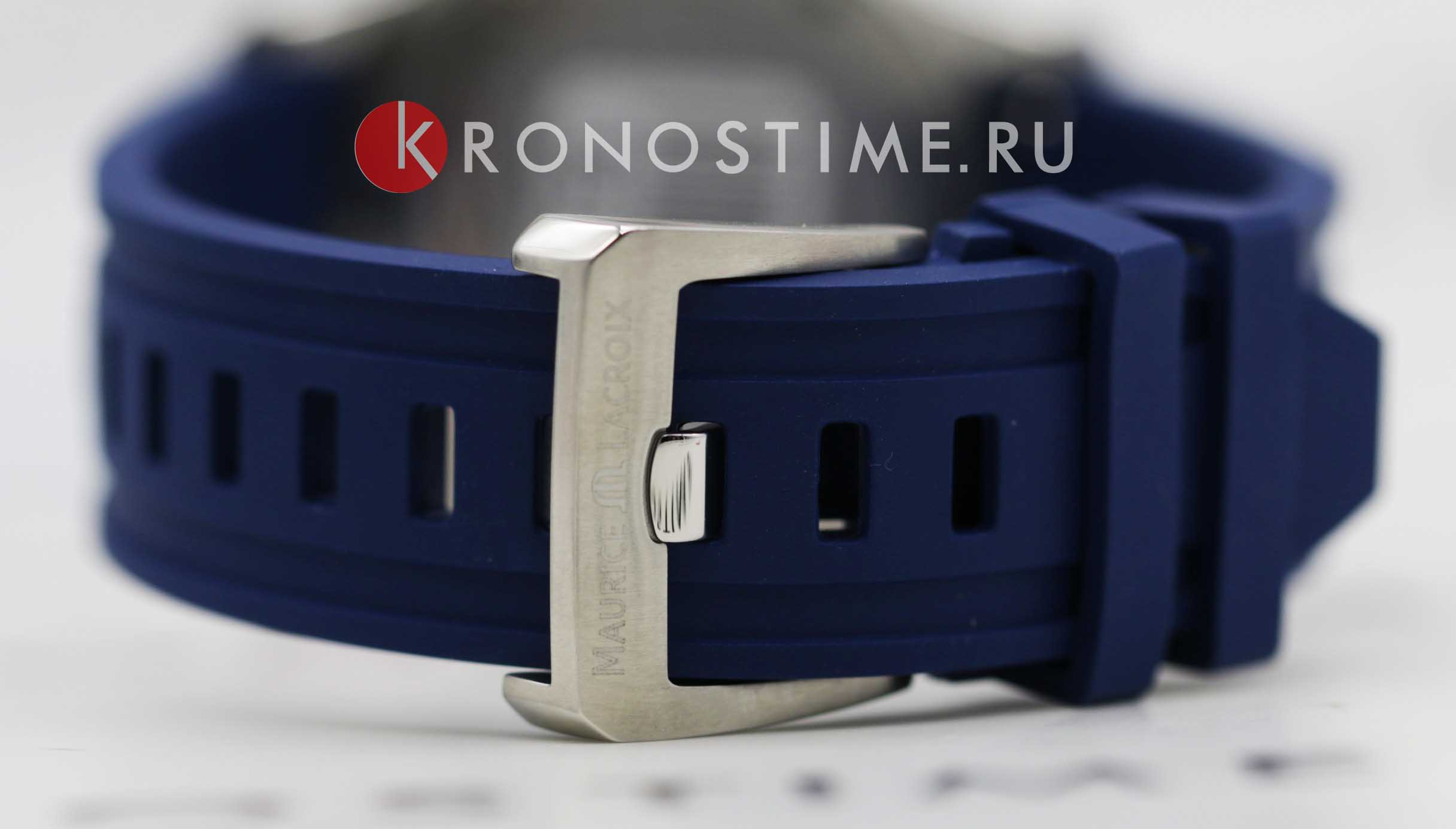 Maurice Lacroix PT6248-SS00L-130-4 мужские часы застежка крупным планом